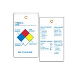 NFPA Vinyl Tags - Chemical Name - Graphic 3 1/8 x 5 5/8