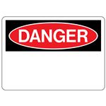 Custom OSHA Danger Headers Facility Signs