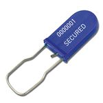 Plastic and Wire Padlock Seals - 100 Pack