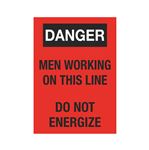 Utility Pole Sign w/Magnetic Strip