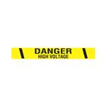 Printed Vinyl Tape - Danger High Voltage 2" x 100'