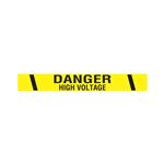 Printed Vinyl Tape - Danger High Voltage