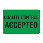 Food Facility Labels - Quality Control Accepted 4x6 - RL/500