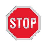 STOP -12"x12" Reflective Sign