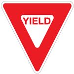 Yield Sign - 30 x 30 Triangle