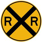 Railroad Crossing (Graphic) - Engineer Grade Reflective 30"x30"