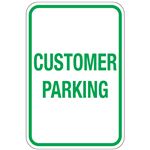 Customer Parking Sign 12 x 18