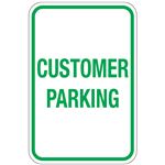 Customer Parking Sign 12" x 18"