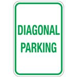 Diagonal Parking Sign 12"x18"