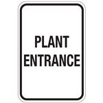 Plant Entrance Sign 12x18