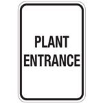 Plant Entrance Sign 12"x18"