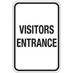 Visitors Entrance Sign 12x18