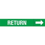 Roll Style Pipe Markers - Return