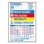 Custom Pre-printed Chemical Hazard Labels - 4 1/2 x 6 1/2