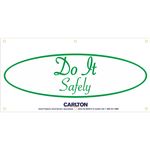 Do It Safely Banner 3'x6' w/Bungee Cord