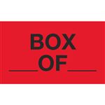 Box ____ Of ____ - 3 x 5