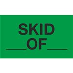 Skid ___ Of ___ - Handling Label