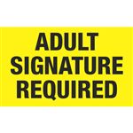 Adult Signature Required - Handling Label