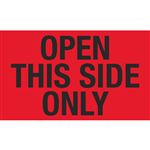 Open This Side Only - Handling Label