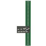 Sign Post and Mounting Kit - Green Enamel