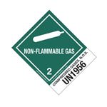 Shipping Label Class 2 - Compressed Gases, N.O.S, UN1956