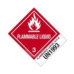 Hazmat Shipping Labels-Flammable Liq., NOS-UN1993-4x5