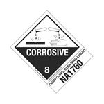 Shipping Label Class 8 - Compound, Cleaning Liquid NA1760