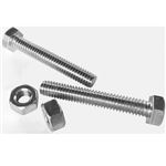 Nuts and Bolts for Fastening Signs 2 x 5/16