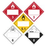 Duo-Flip - Flamm. Combust. Oxidizer Poison Corrosive Blank