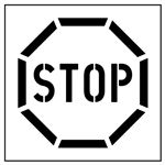 Stop Parking Stencil - 42 in. x 48 in.