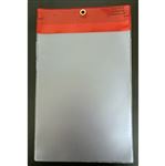 Vinyl Tag Protector - Fits Tags Up To 3 3/8 x 7 3/8 - Red