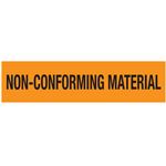 Non-Adhesive Pallet Tape - Non-Conform. Material - BK on OR
