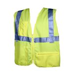 ANSI Class 2 Deluxe Lime Solid Vest