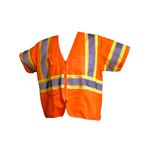 ANSI Class 3 Deluxe Orange Solid Vest