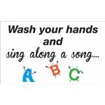 Wash Your Hands And Sing Decal