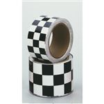 Checkered Tape 2" White and Black