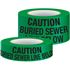 Buried Sewer Line Non-Detectable Tape