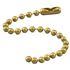 Brass Beaded Chain 4 1/2 inches