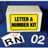 Die Cut Numbers and Letters Combo Kit