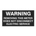 Removing This Meter Does Not Disconnect Svc. Custom