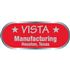 Custom Silver Polyester Decals - Matte Finish - 1" x 2 1/2"