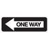 One Way (Left Arrow) - Engineer Grade Reflective Sign 12" x 36"