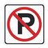 No Parking (Graphic) - High Intensity Reflective 24" x 24"