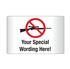 Custom Worded Reflective Security Sign -  No Guns Symbol 12x18