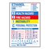 Chemical Hazard Labels - Custom Pre-printed Roll/250 - 7 x 10